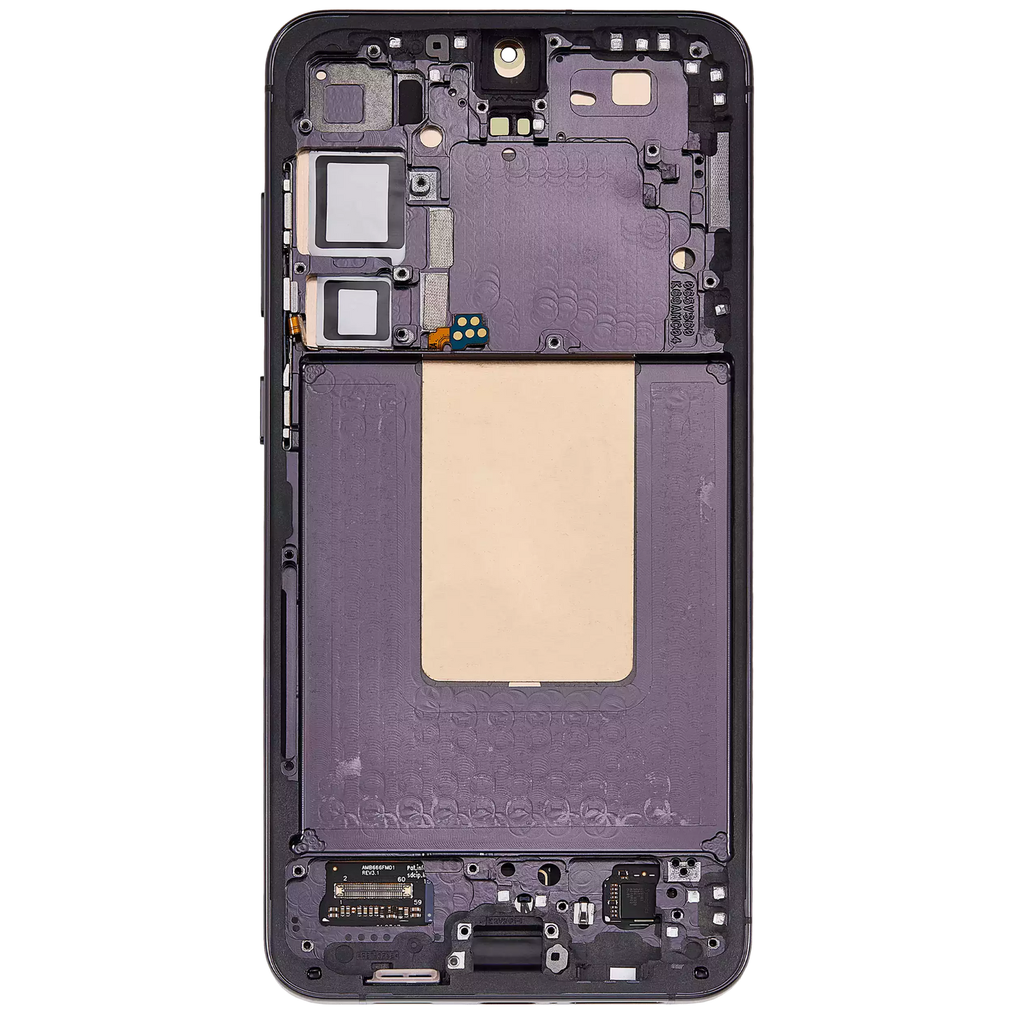 OLED Assembly With Frame For Samsung Galaxy S24 Plus 5G (US & International Version) (Refurbished) (Onyx Black)