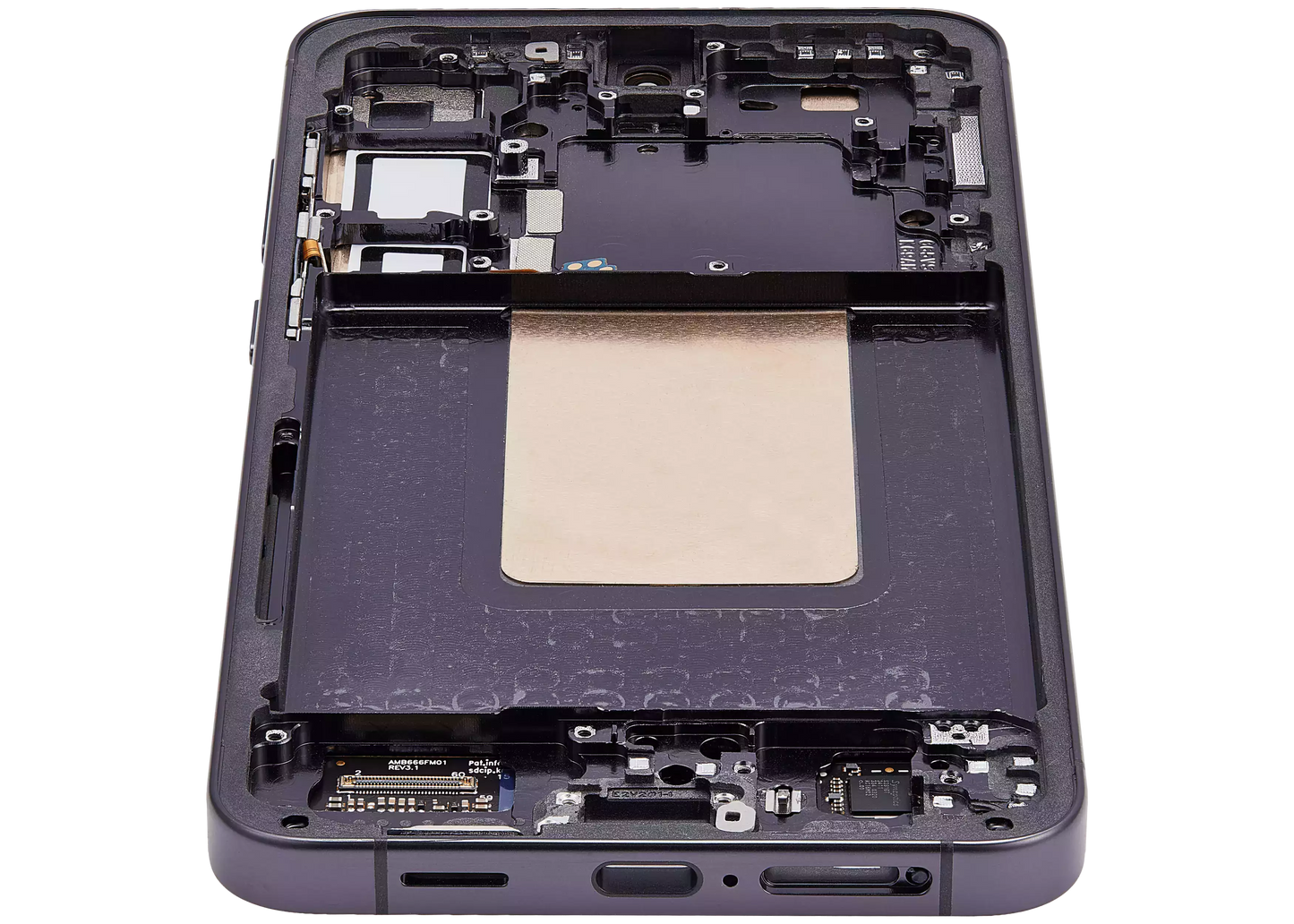 OLED Assembly With Frame For Samsung Galaxy S24 Plus 5G (US & International Version) (Refurbished) (Onyx Black)