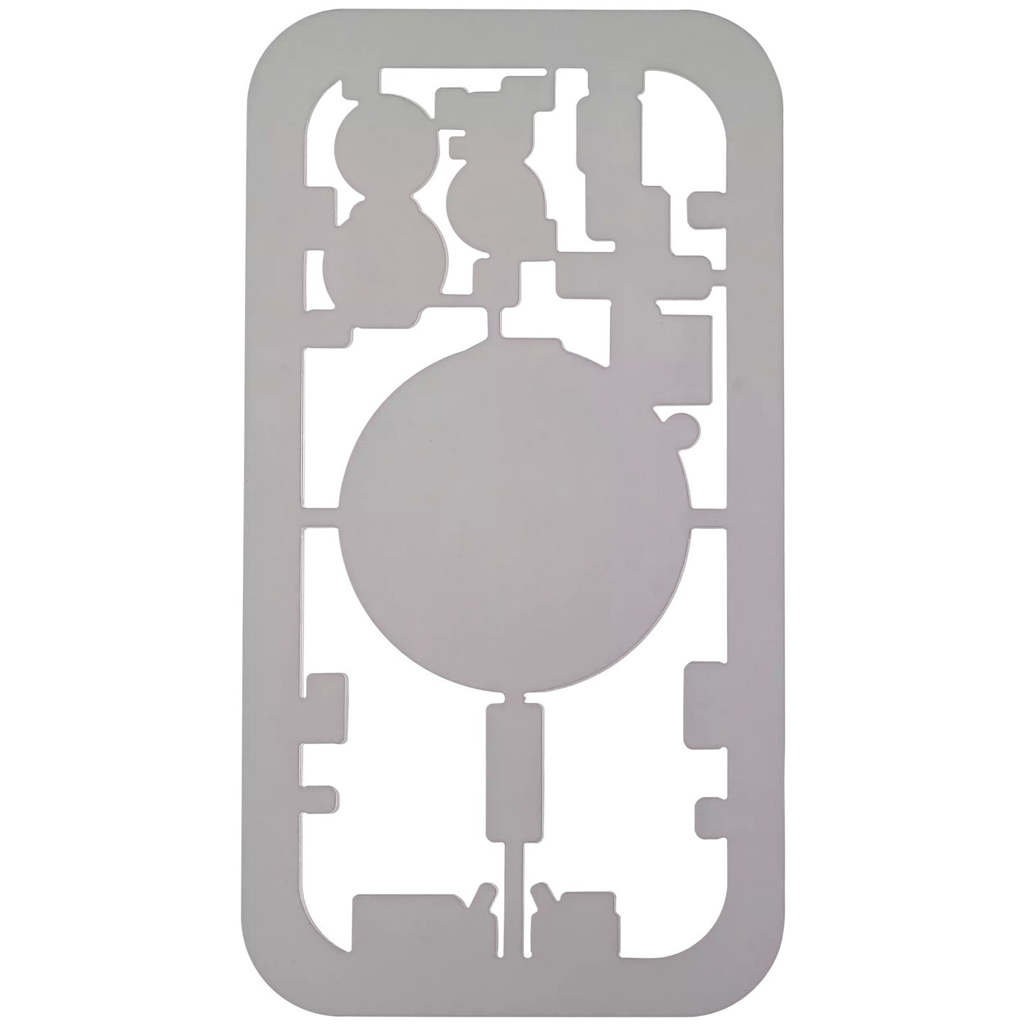 Laser Machine Protection Mold For iPhone 15 Pro (M-Triangel)