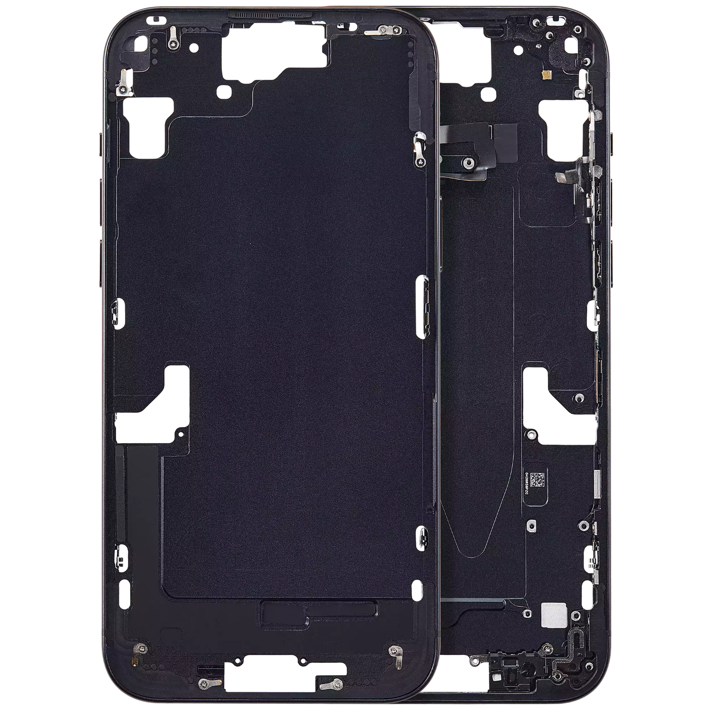 Mid-Frame Housing W/ Small Parts For iPhone 15 Plus (EU / Global Version) (Aftermarket Plus) (Black)