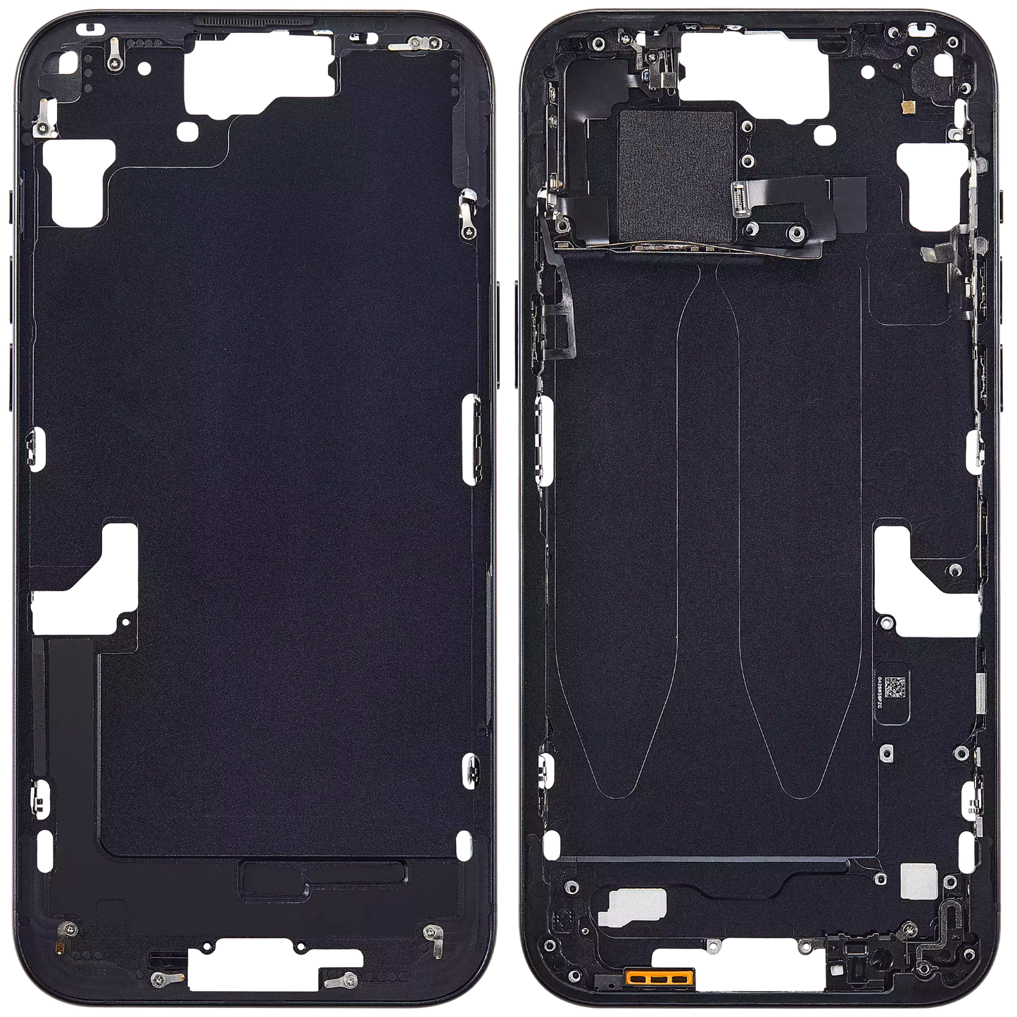 Mid-Frame Housing W/ Small Parts For iPhone 15 Plus (EU / Global Version) (Aftermarket Plus) (Black)