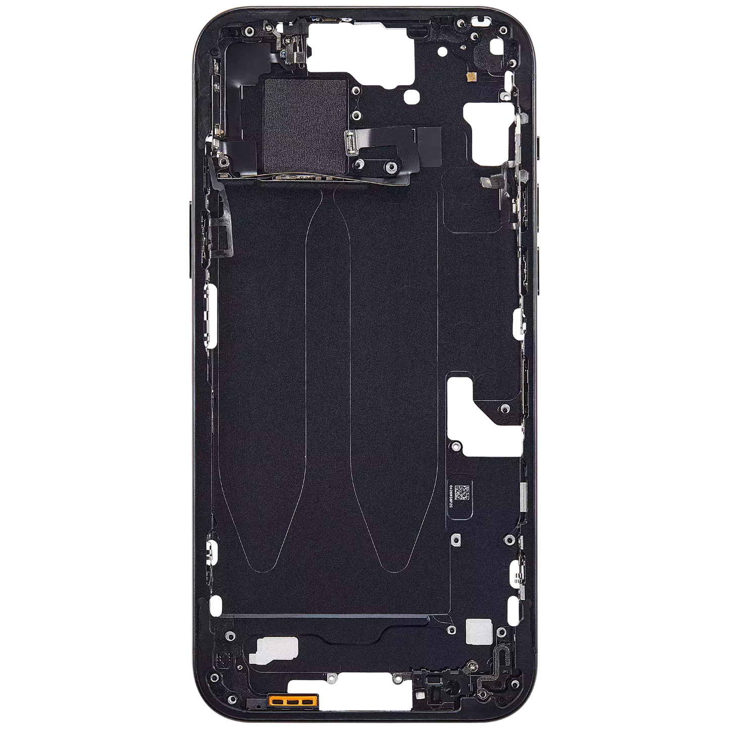 Mid-Frame Housing W/ Small Parts For iPhone 15 Plus (EU / Global Version) (Aftermarket Plus) (Black)