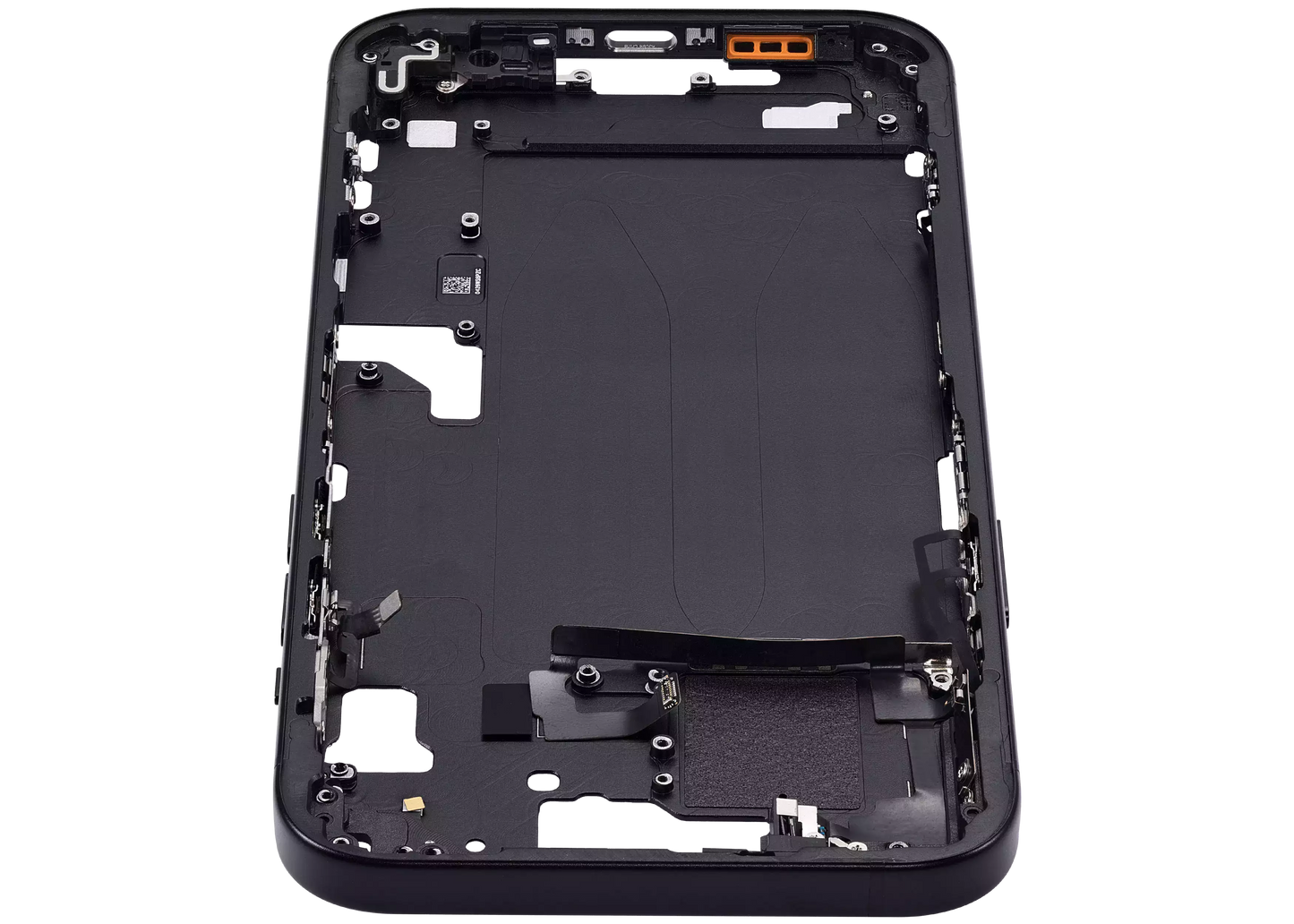 Mid-Frame Housing W/ Small Parts For iPhone 15 Plus (EU / Global Version) (Aftermarket Plus) (Black)