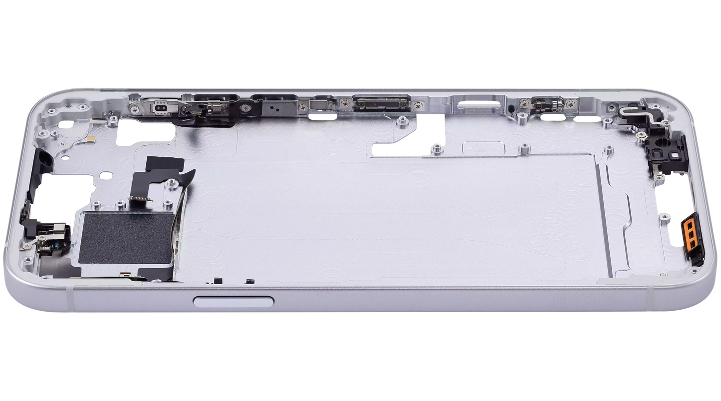 Mid-Frame Housing W/ Small Parts For iPhone 15 Plus (EU / Global Version) (Aftermarket Plus) (Blue)