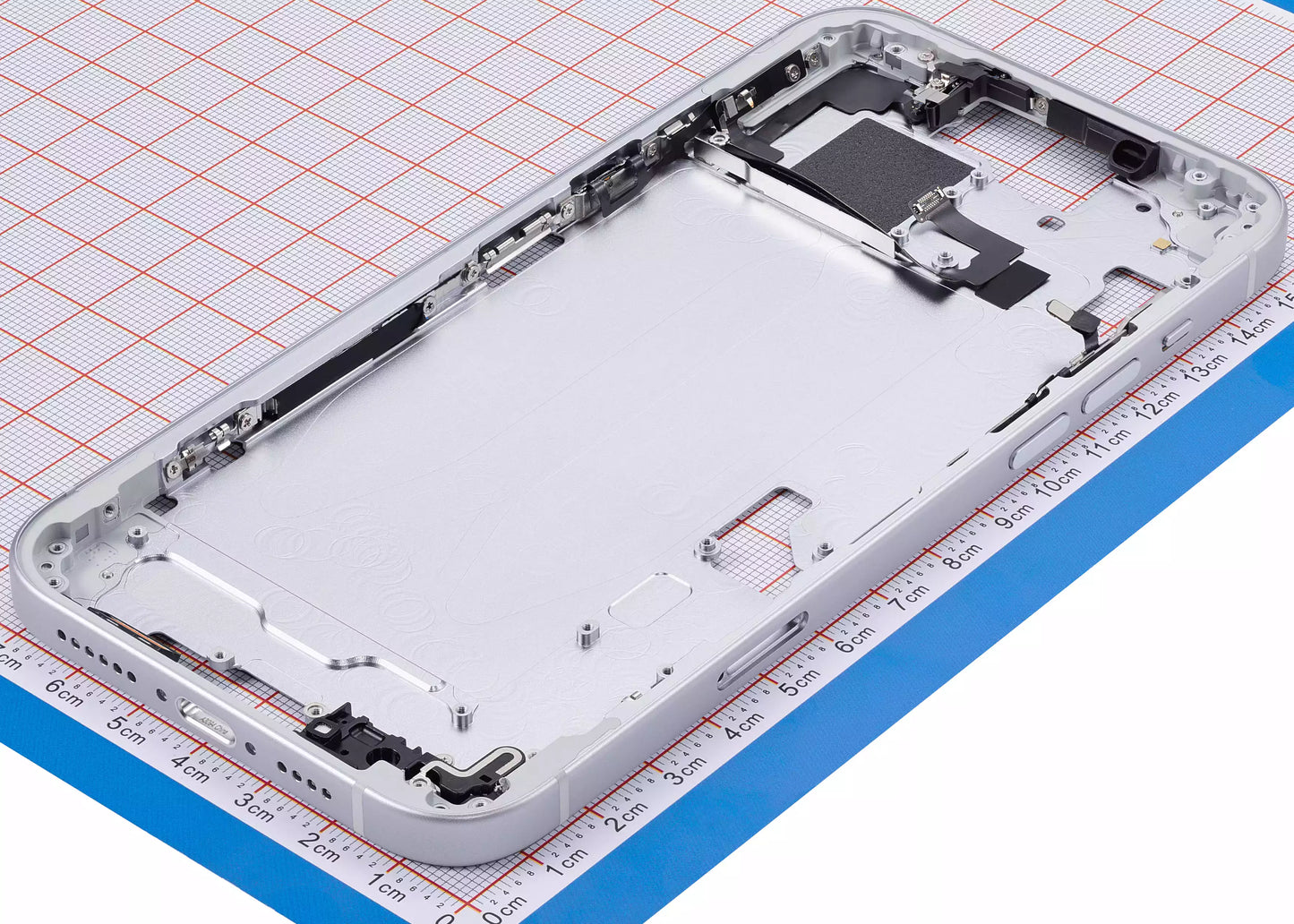 Mid-Frame Housing W/ Small Parts For iPhone 15 Plus (EU / Global Version) (Aftermarket Plus) (Blue)