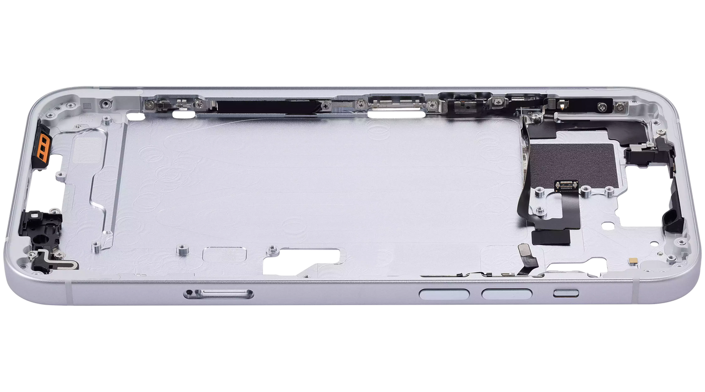 Mid-Frame Housing W/ Small Parts For iPhone 15 Plus (EU / Global Version) (Aftermarket Plus) (Blue)