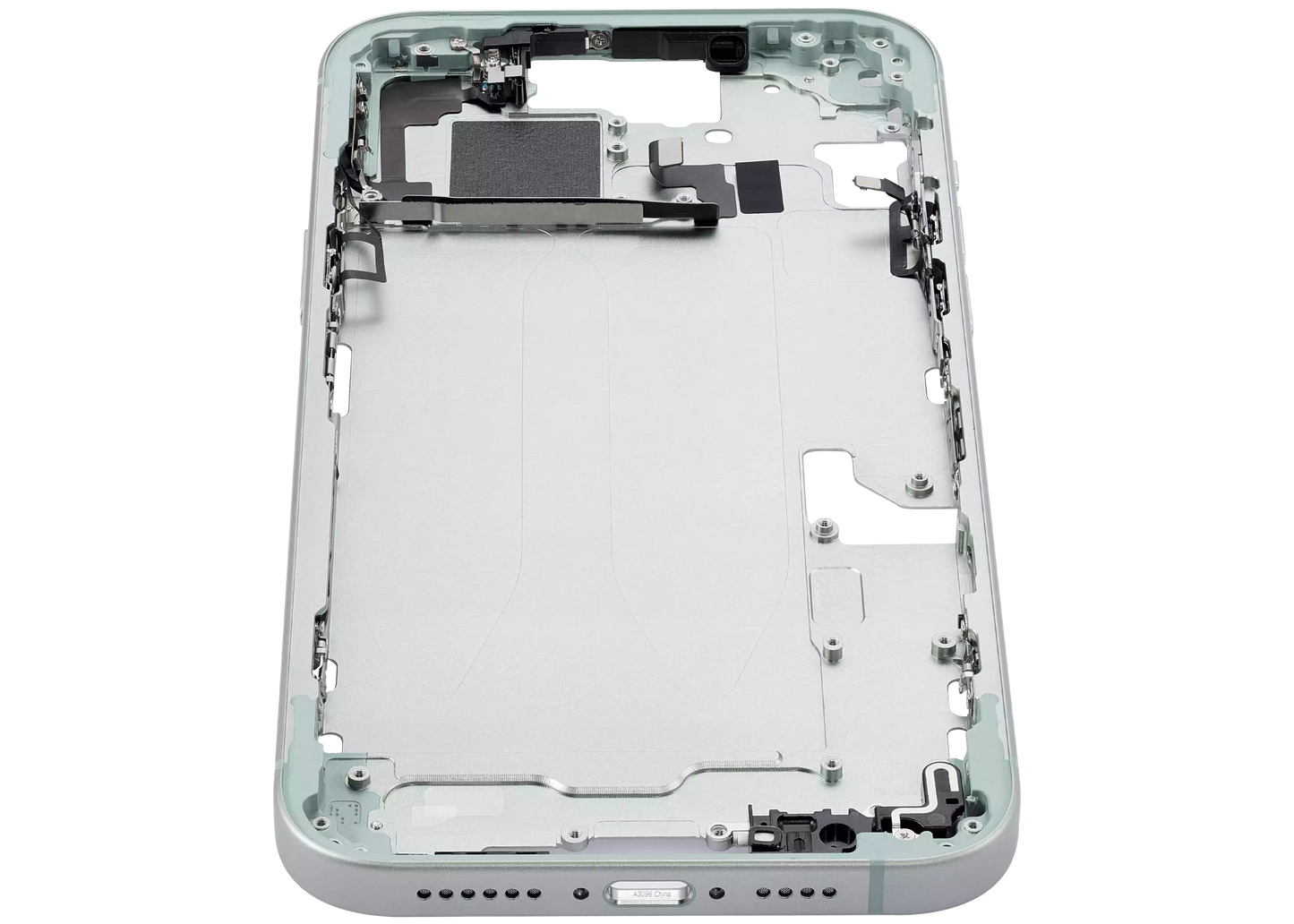 Mid-Frame Housing W/ Small Parts For iPhone 15 Plus (EU / Global Version) (Aftermarket Plus) (Green)