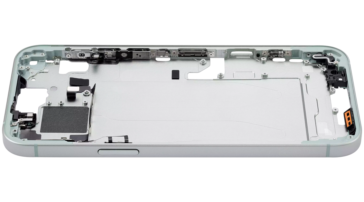 Mid-Frame Housing W/ Small Parts For iPhone 15 Plus (EU / Global Version) (Aftermarket Plus) (Green)