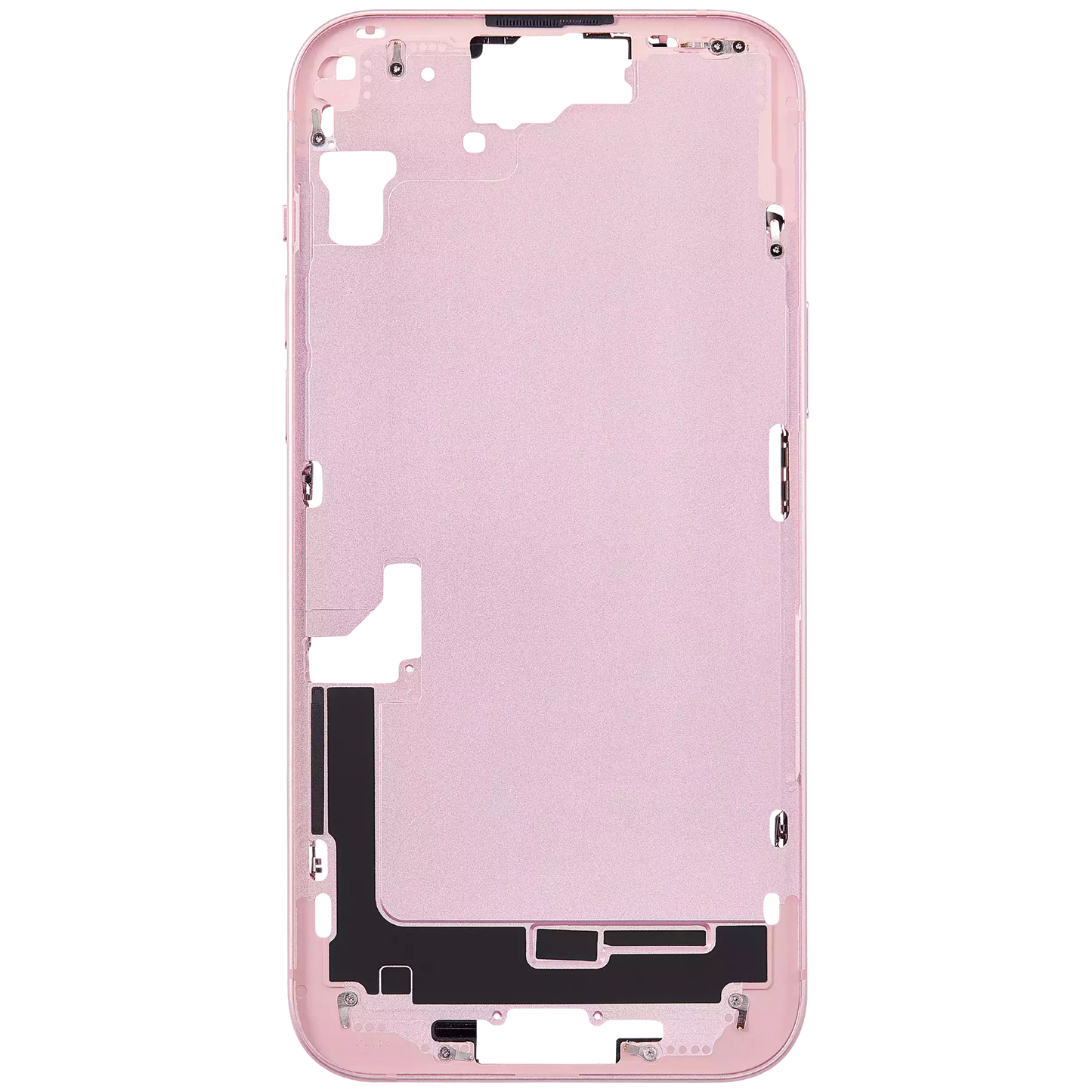 Mid-Frame Housing W/ Small Parts For iPhone 15 Plus (EU / Global Version) (Aftermarket Plus) (Pink)