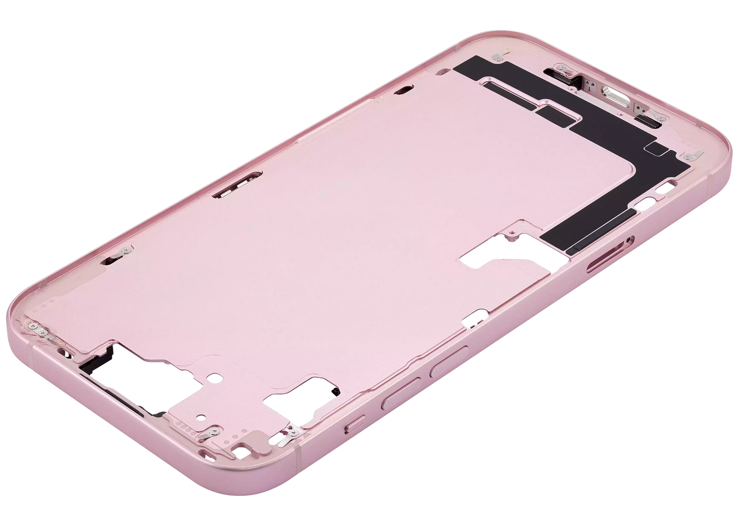 Mid-Frame Housing W/ Small Parts For iPhone 15 Plus (EU / Global Version) (Aftermarket Plus) (Pink)