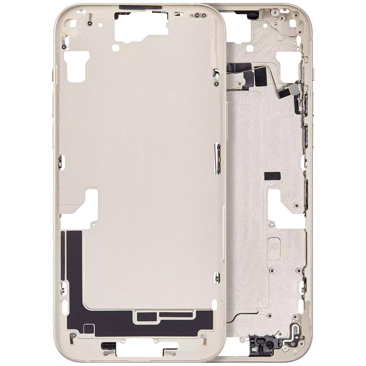 Mid-Frame Housing W/ Small Parts For iPhone 15 Plus (EU / Global Version) (Aftermarket Plus) (Yellow)