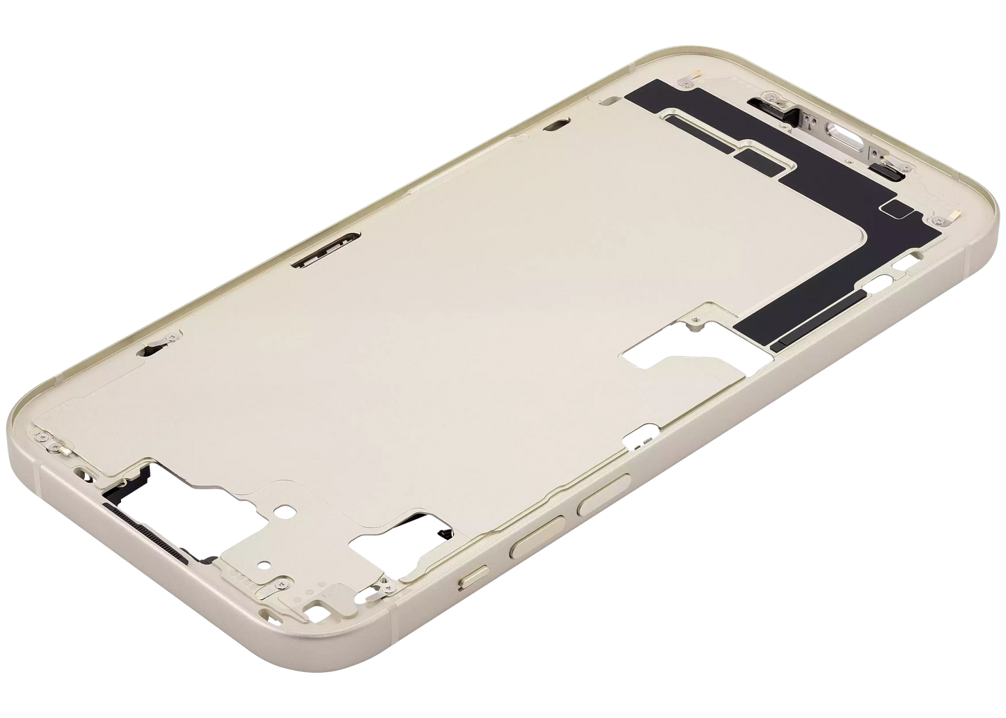 Mid-Frame Housing W/ Small Parts For iPhone 15 Plus (EU / Global Version) (Aftermarket Plus) (Yellow)