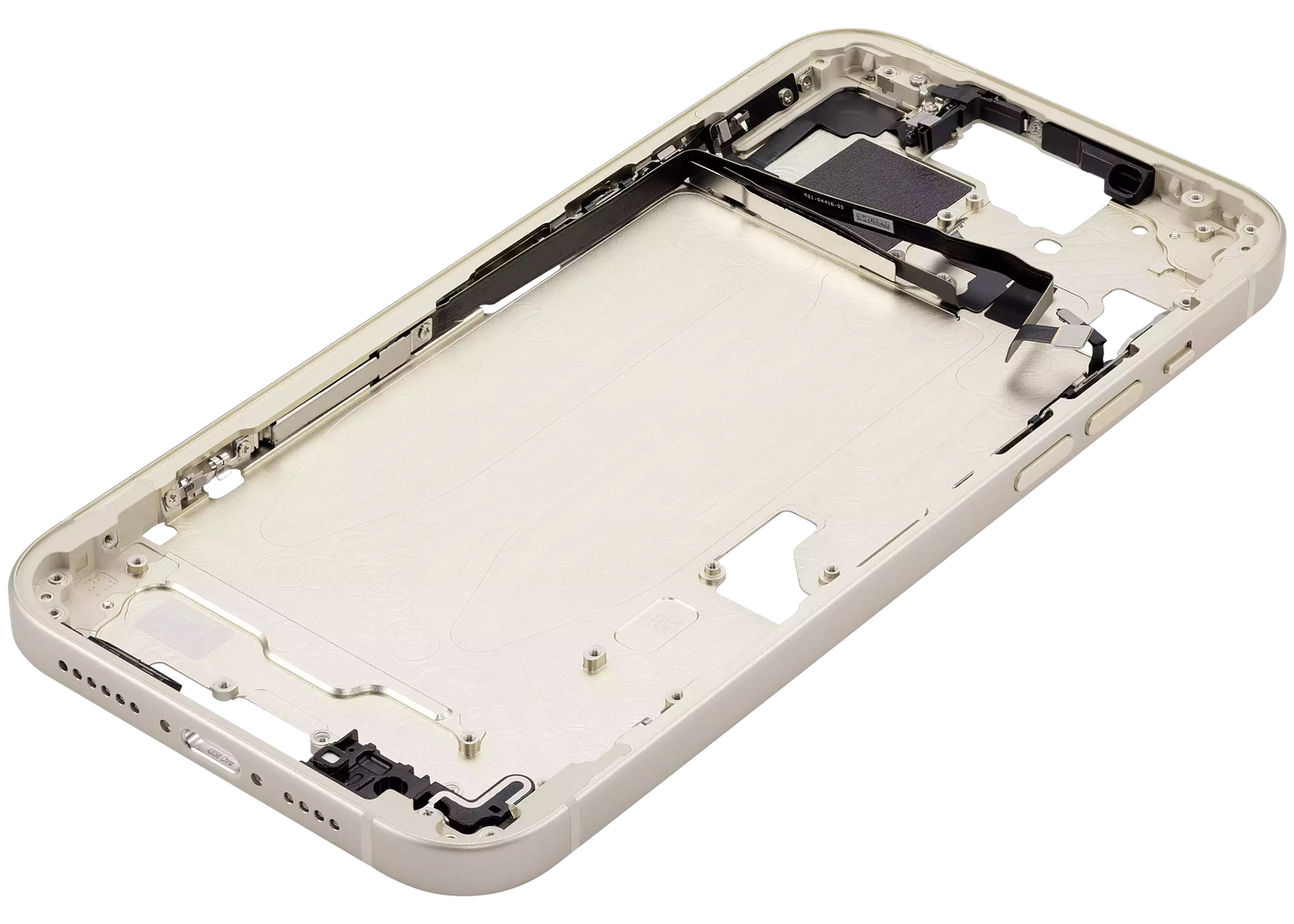 Mid-Frame Housing W/ Small Parts For iPhone 15 Plus (EU / Global Version) (Aftermarket Plus) (Yellow)