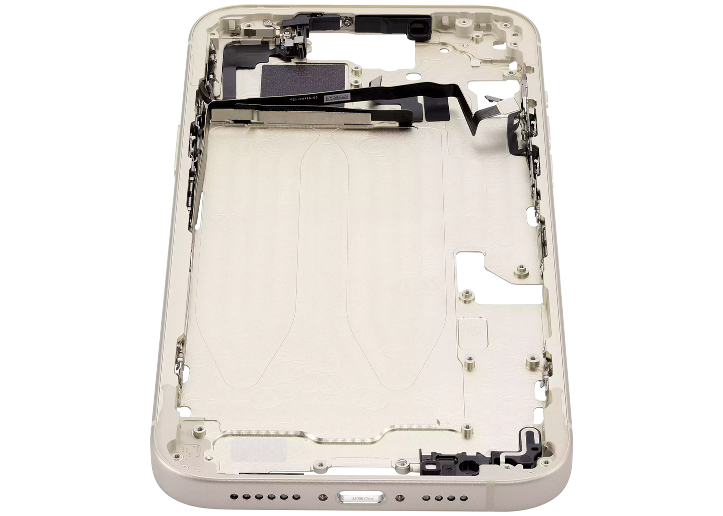 Mid-Frame Housing W/ Small Parts For iPhone 15 Plus (EU / Global Version) (Aftermarket Plus) (Yellow)