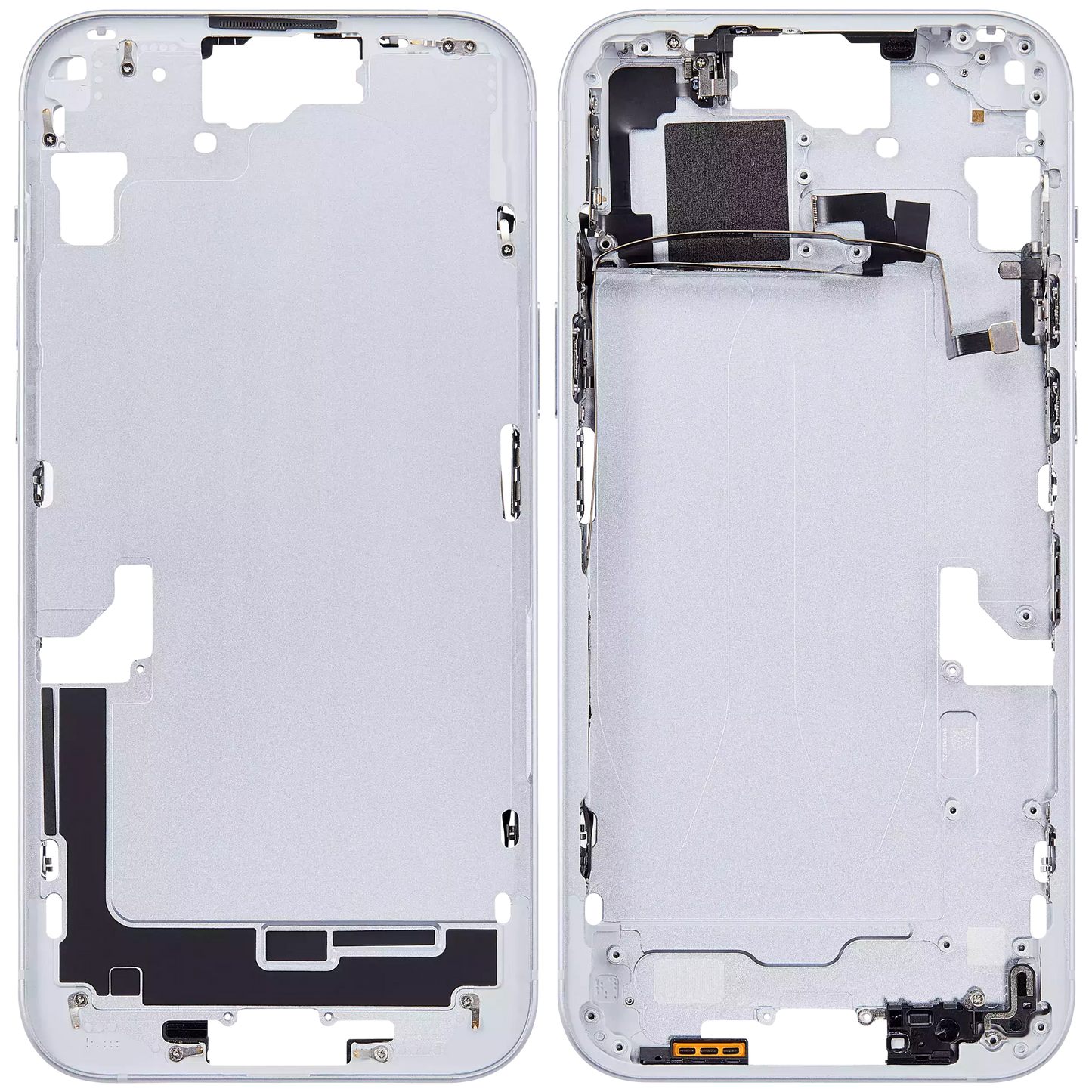 Mid-Frame Housing W/ Small Parts For iPhone 15 Plus (US Version) (Aftermarket Plus) (Blue)