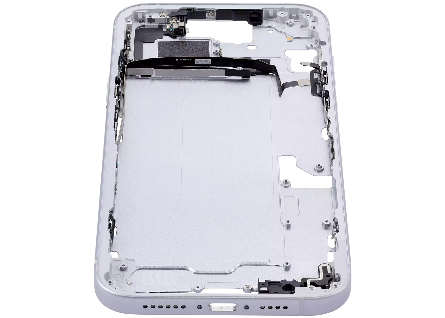 Mid-Frame Housing W/ Small Parts For iPhone 15 Plus (US Version) (Aftermarket Plus) (Blue)
