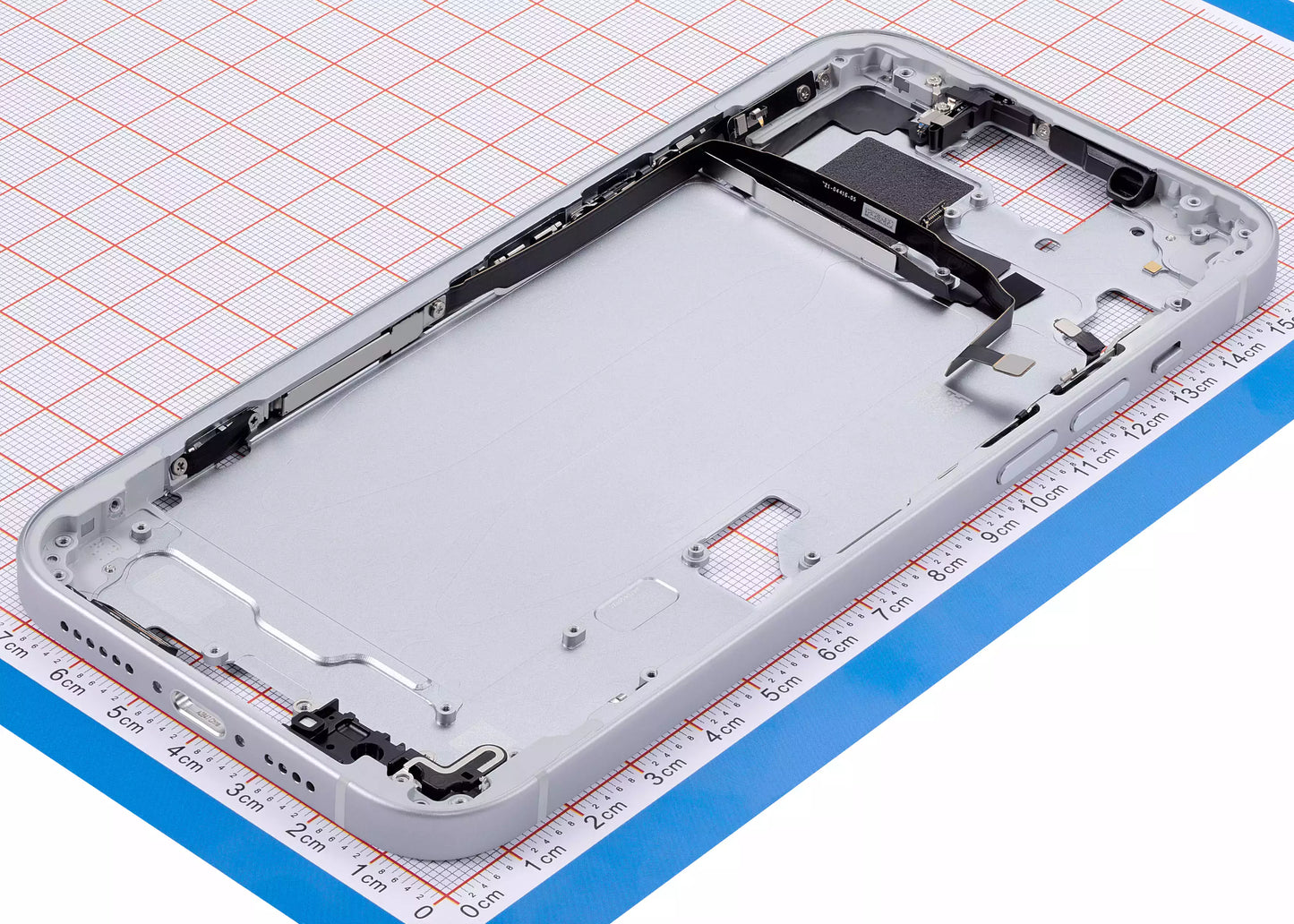 Mid-Frame Housing W/ Small Parts For iPhone 15 Plus (US Version) (Aftermarket Plus) (Blue)