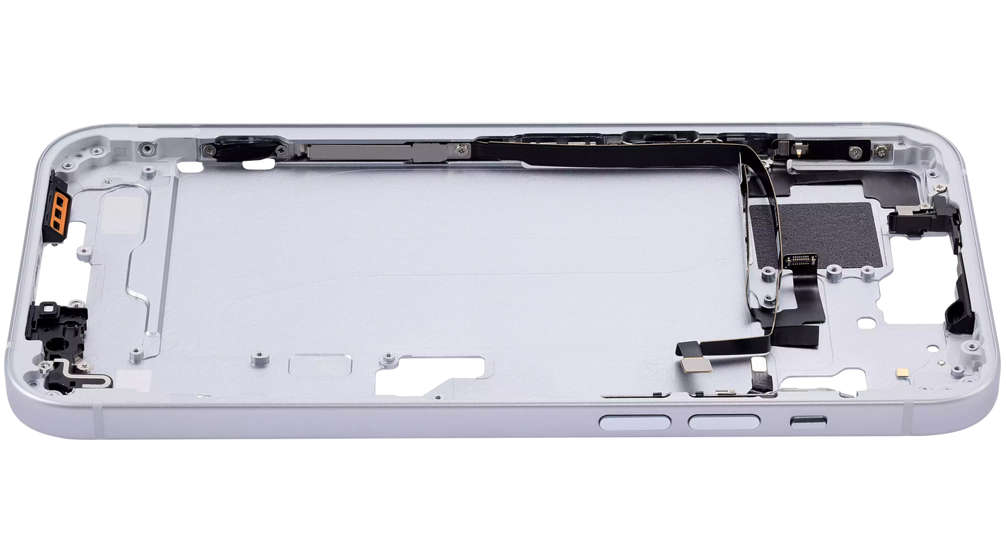 Mid-Frame Housing W/ Small Parts For iPhone 15 Plus (US Version) (Aftermarket Plus) (Blue)