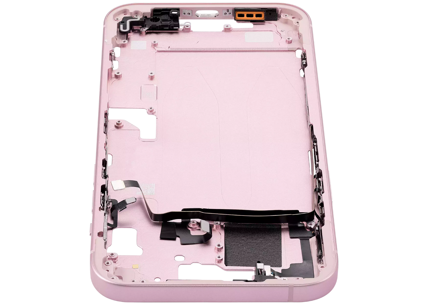 Mid-Frame Housing W/ Small Parts For iPhone 15 Plus (US Version) (Aftermarket Plus) (Pink)