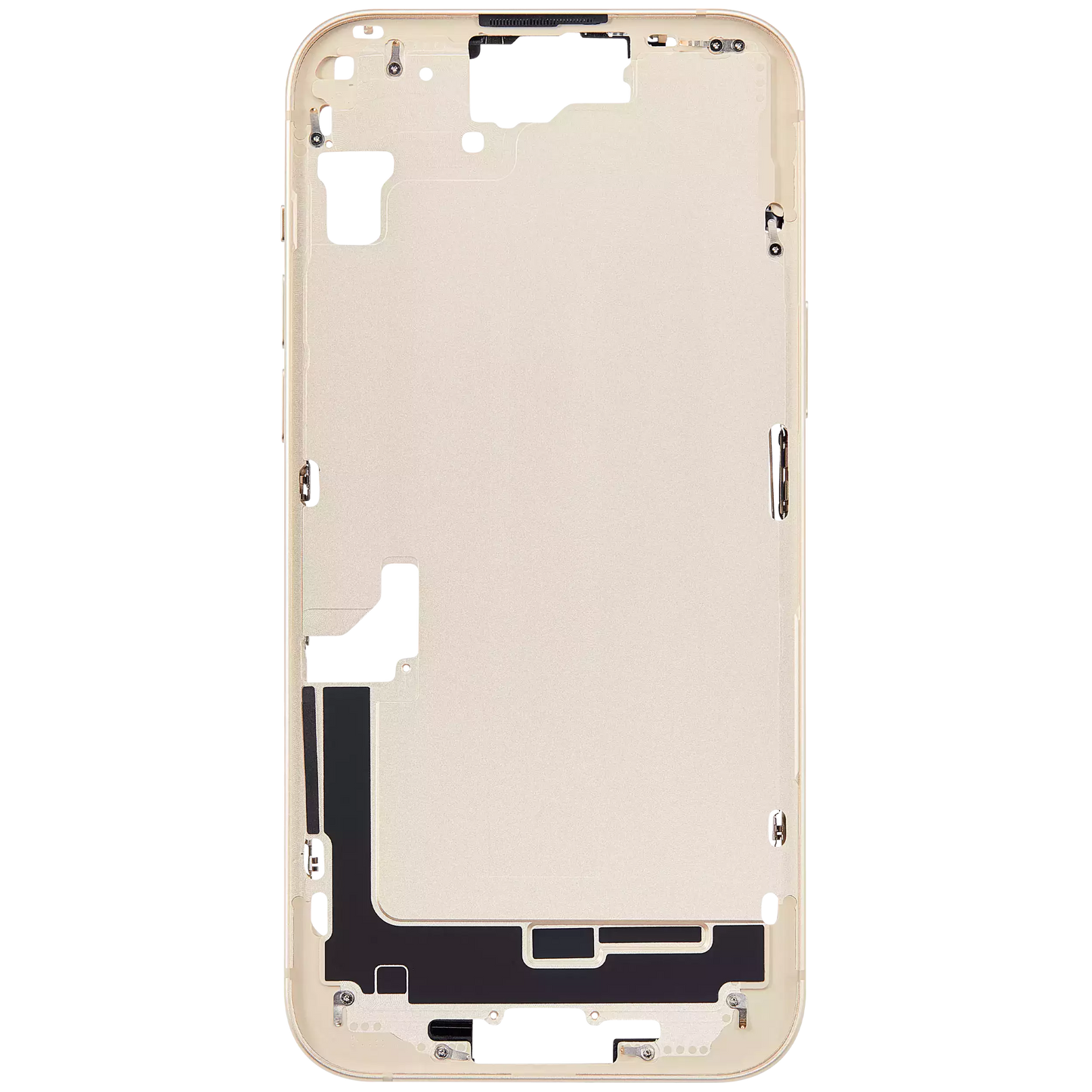 Mid-Frame Housing W/ Small Parts For iPhone 15 Plus (US Version) (Aftermarket Plus) (Yellow)