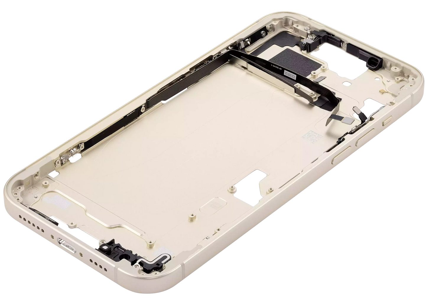 Mid-Frame Housing W/ Small Parts For iPhone 15 Plus (US Version) (Aftermarket Plus) (Yellow)