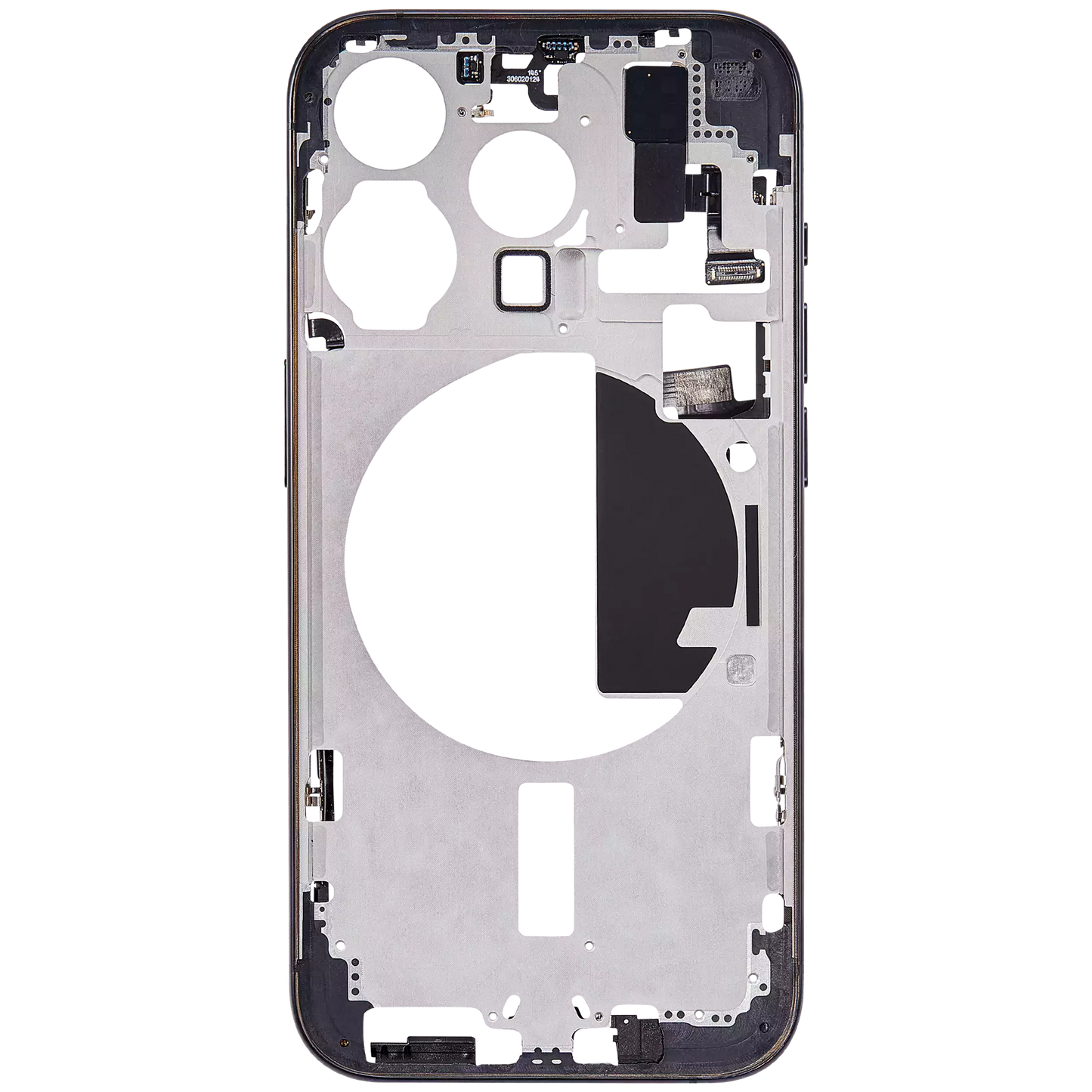Mid-Frame Housing W/ Small Parts For iPhone 15 Pro (EU / Global Version) (Aftermarket Plus) (Blue Titanium)