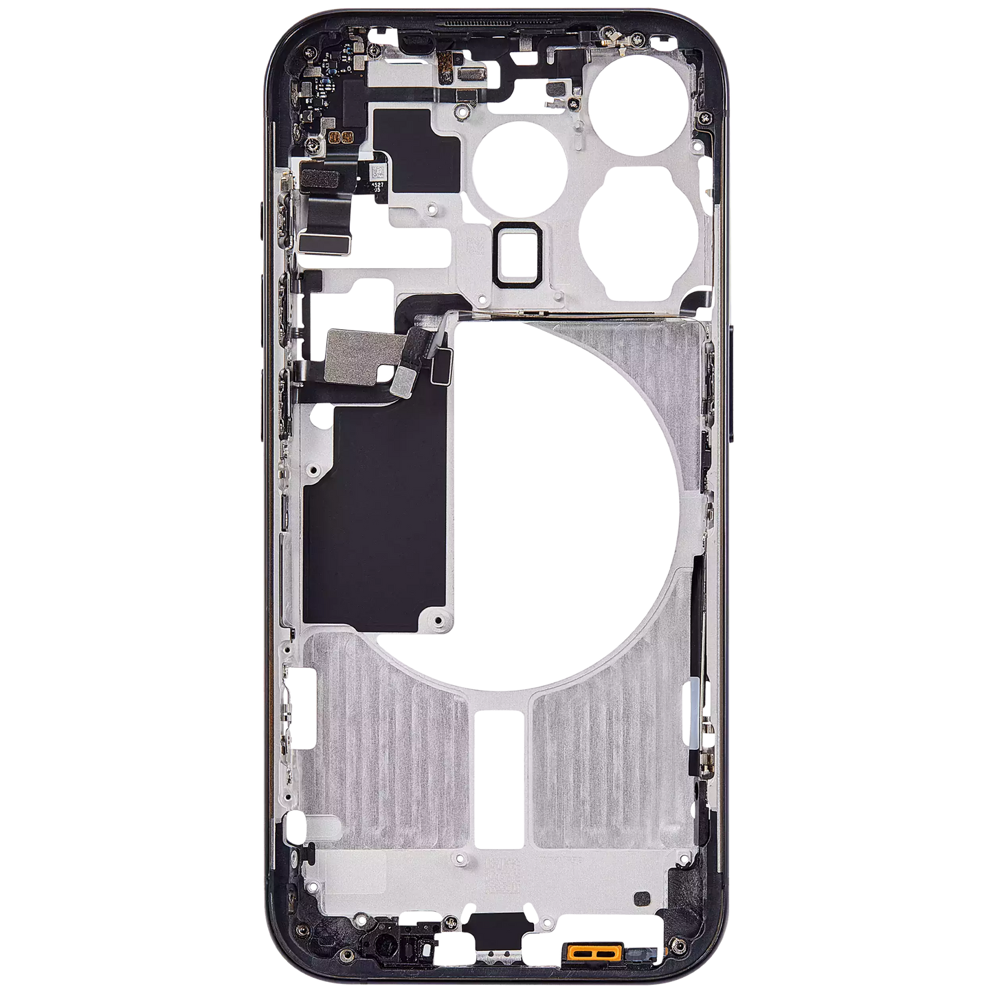 Mid-Frame Housing W/ Small Parts For iPhone 15 Pro (EU / Global Version) (Aftermarket Plus) (Blue Titanium)