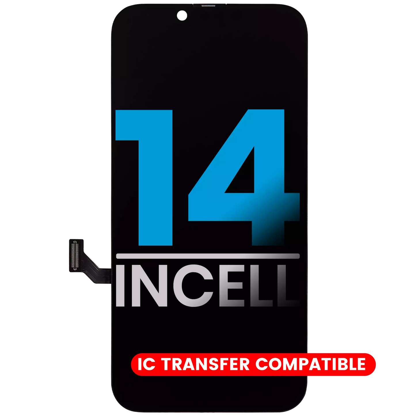 LCD Assembly For iPhone 14 (Aftermarket: AQ7 / Incell)