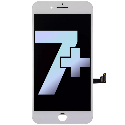 LCD Display Assembly For iPhone 7 Plus (Service Pack) (White)