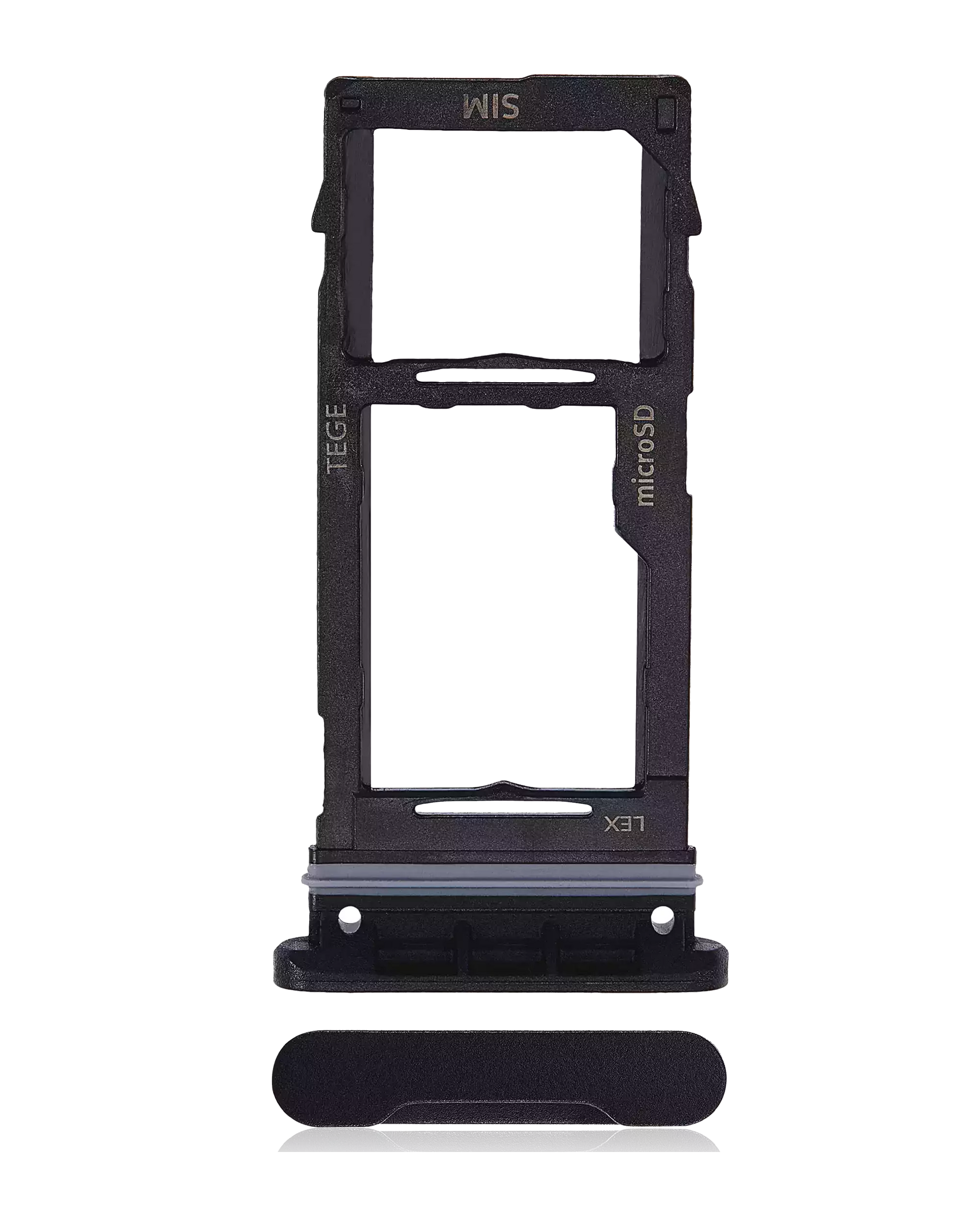 Sim Card Tray For Samsung Galaxy Tab Active 3 8.0" (T575 / T577) (2020) (Black) Samsung Galaxy Tab Active replacement part - product image 1