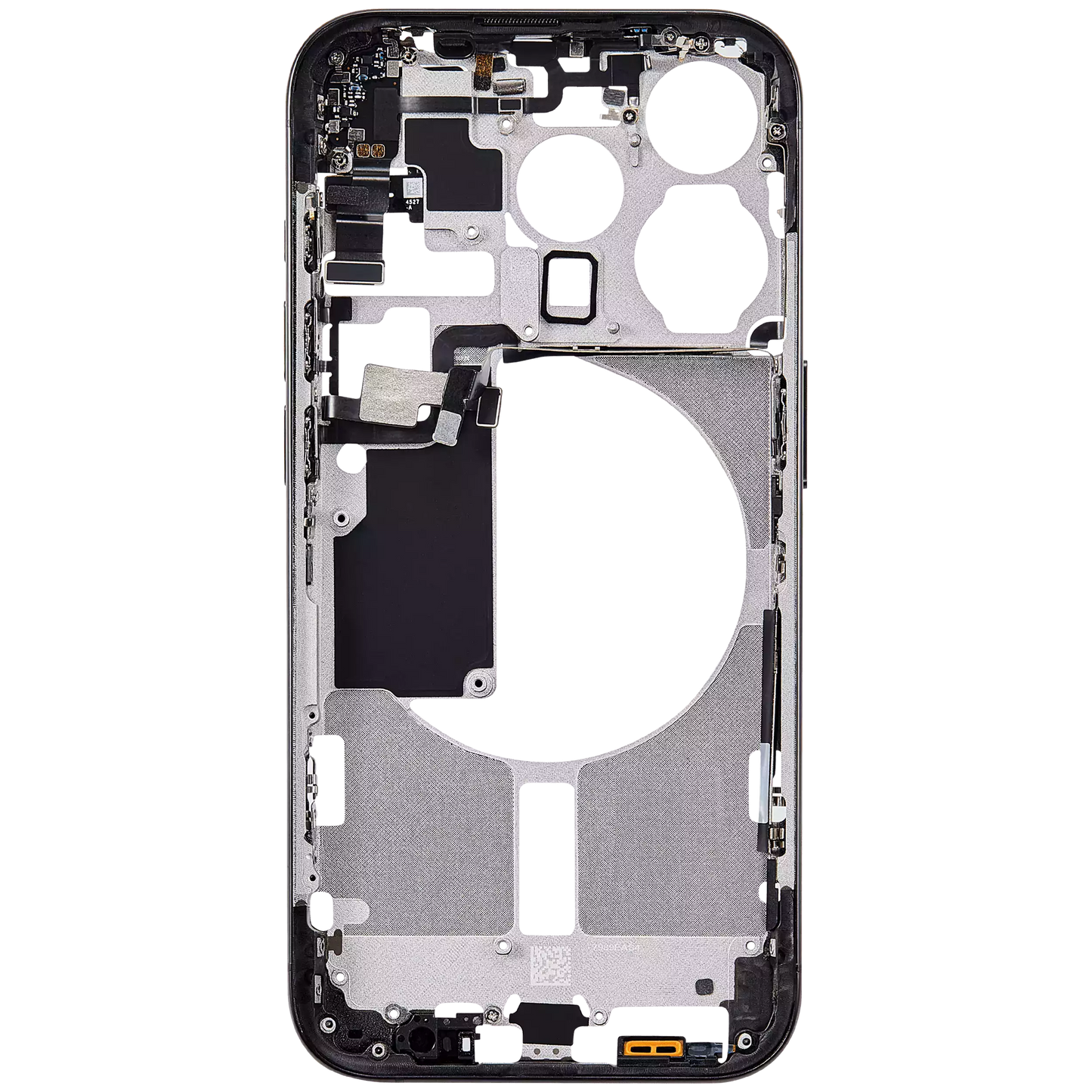 Mid-Frame Housing W/ Small Parts For iPhone 15 Pro (US Version) (Aftermarket Plus) (Black Titanium)