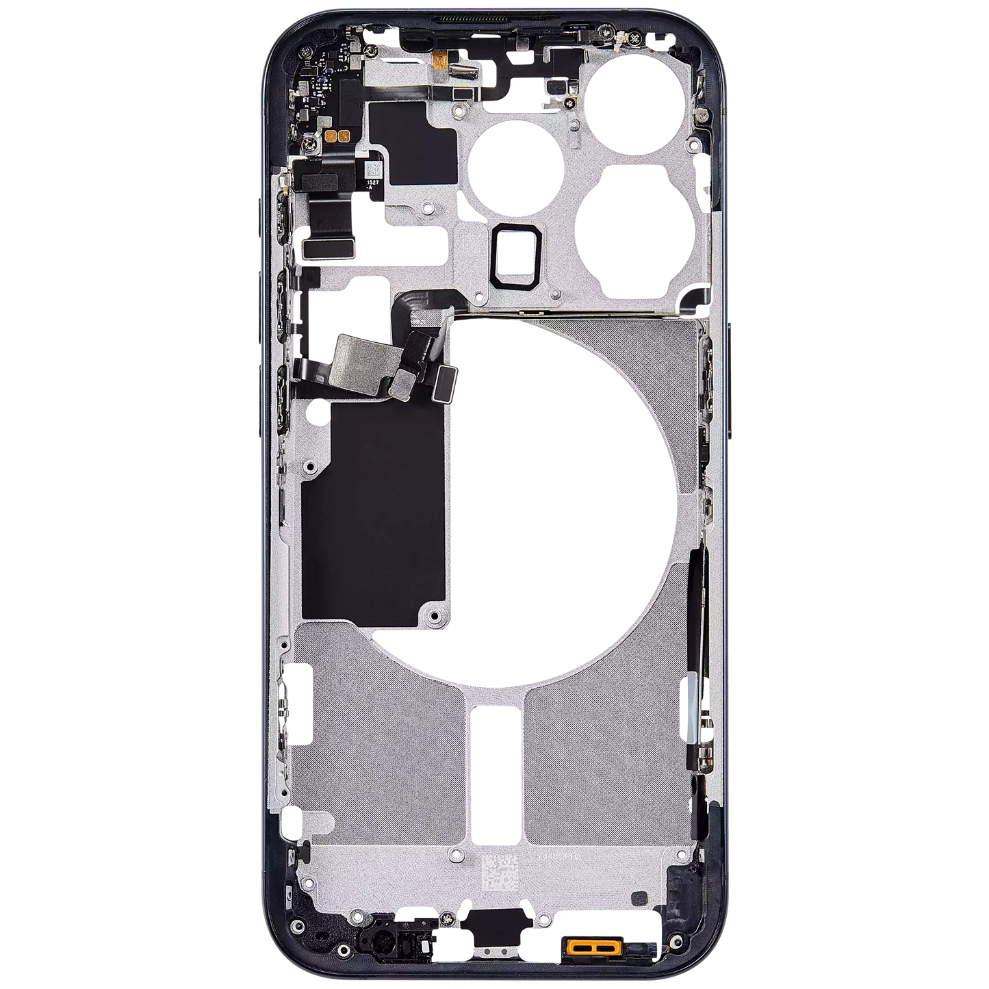 Mid-Frame Housing W/ Small Parts For iPhone 15 Pro (US Version) (Aftermarket Plus) (Blue Titanium)