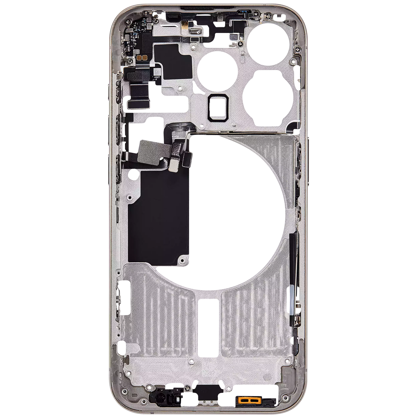 Mid-Frame Housing W/ Small Parts For iPhone 15 Pro (US Version) (Aftermarket Plus) (Natural Titanium)