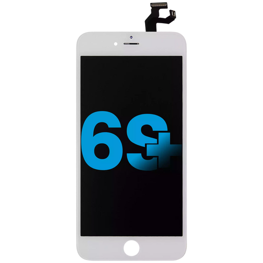 LCD Assembly With Steel Plate For iPhone 6S Plus (Aftermarket: AQ7) (White)