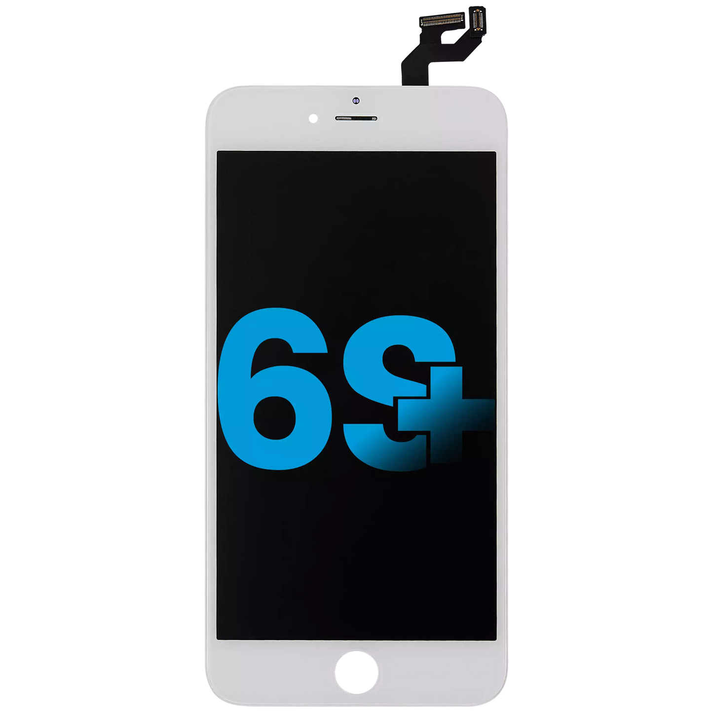 LCD Assembly With Steel Plate For iPhone 6S Plus (Aftermarket) (White)