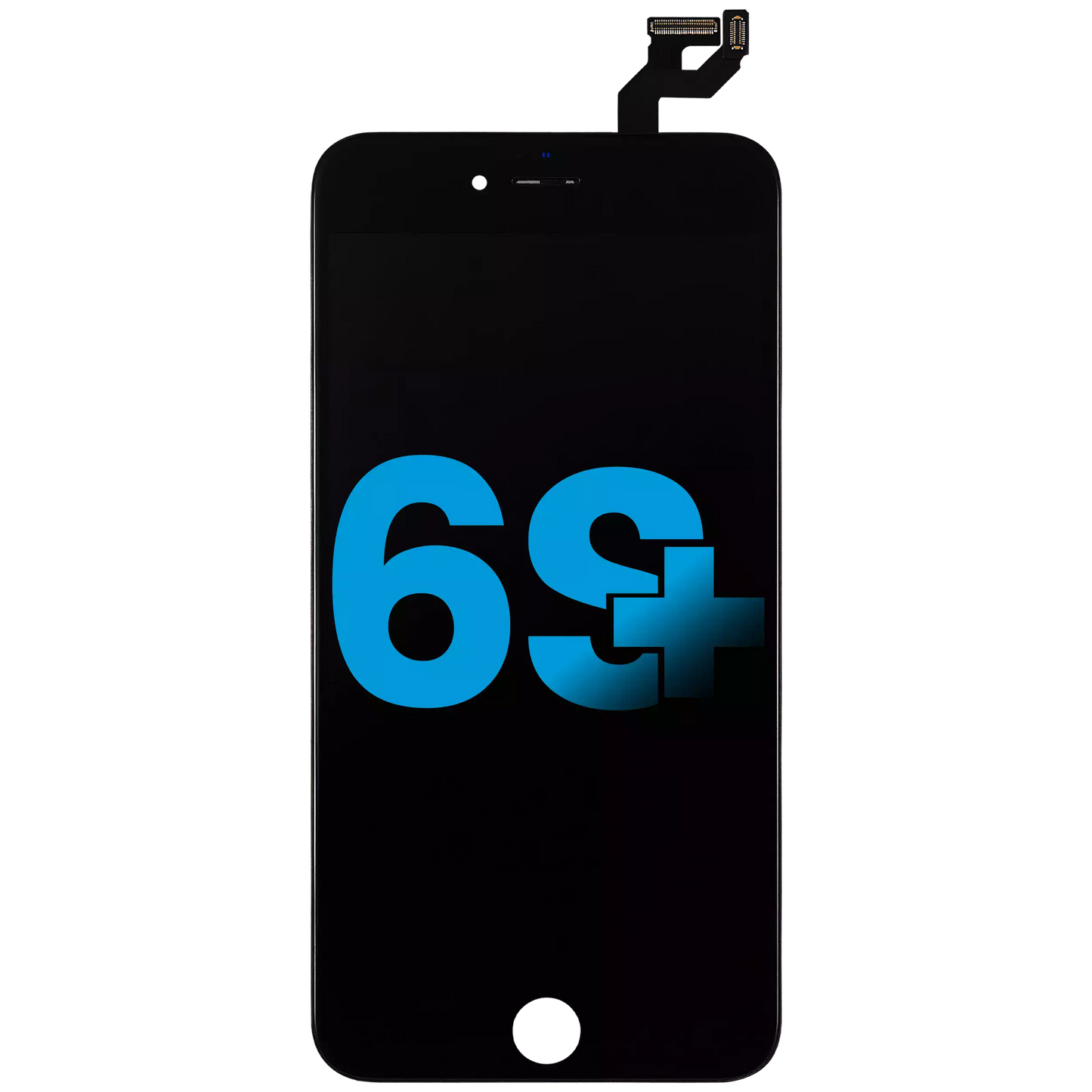 LCD Assembly With Steel Plate For iPhone 6S Plus (Aftermarket) (Black)