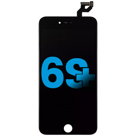 LCD Assembly With Steel Plate For iPhone 6S Plus (Aftermarket) (Black)