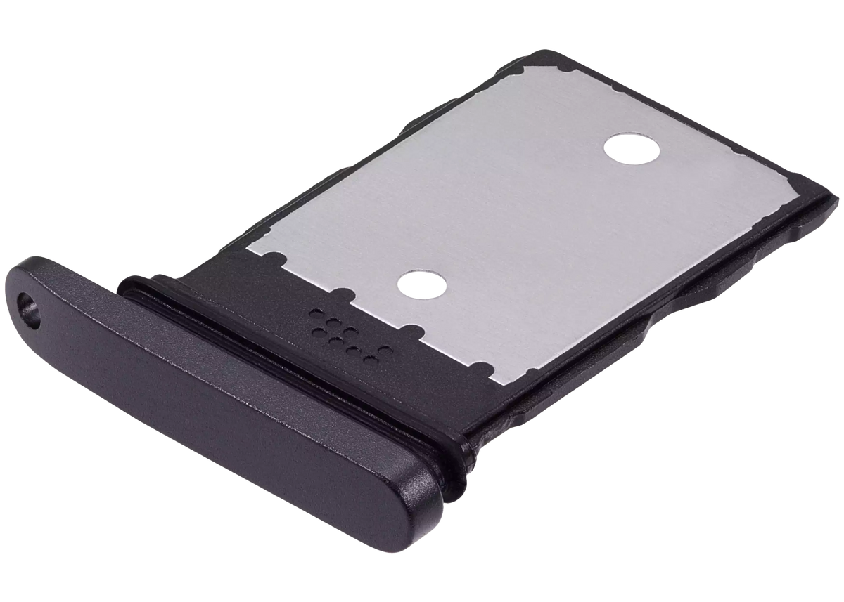 Sim Card Tray For Google Pixel 9 (Obsidian) - phone repair part close-up