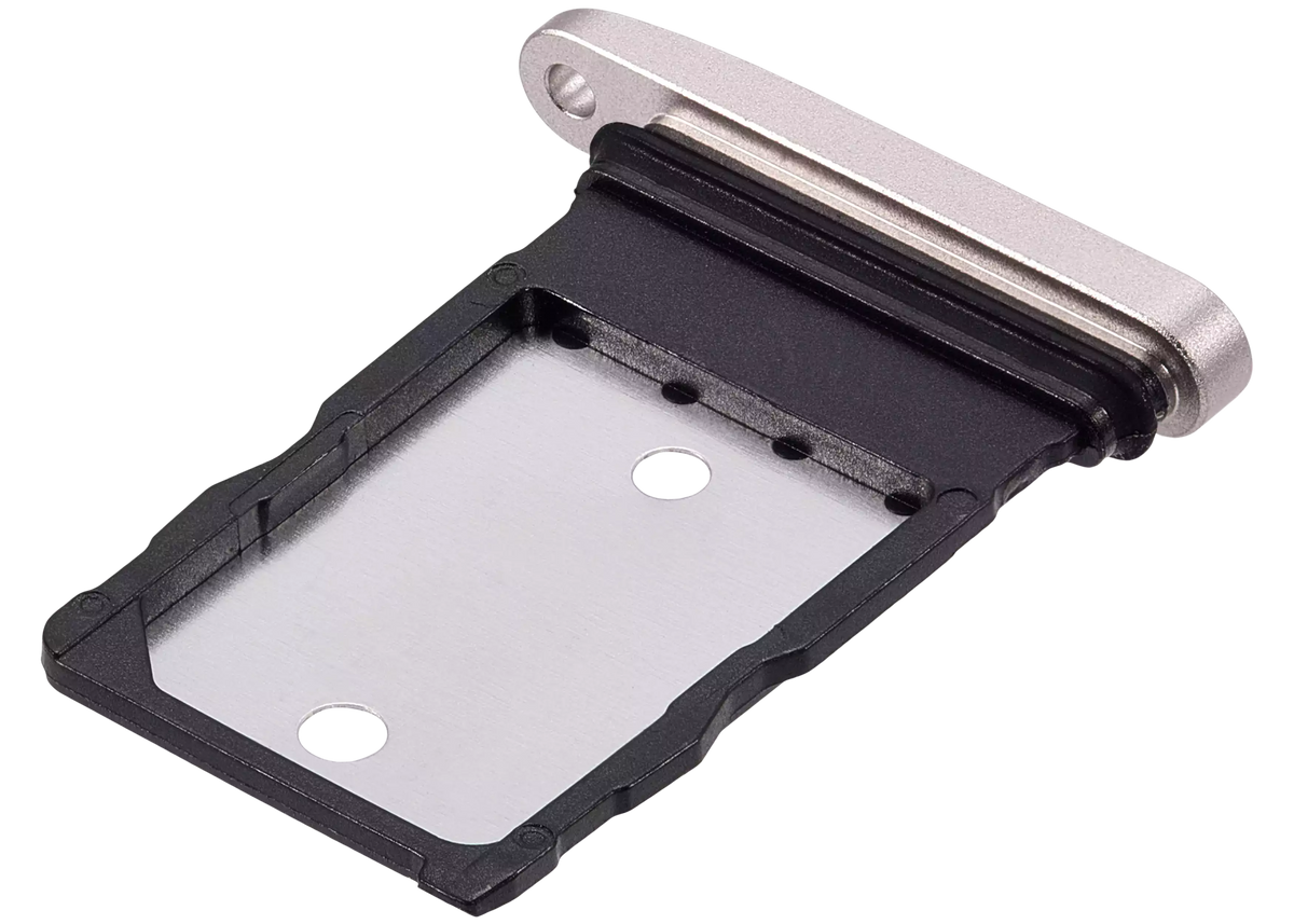Sim Card Tray For Google Pixel 9 (Porcelain) - replacement part additional angle