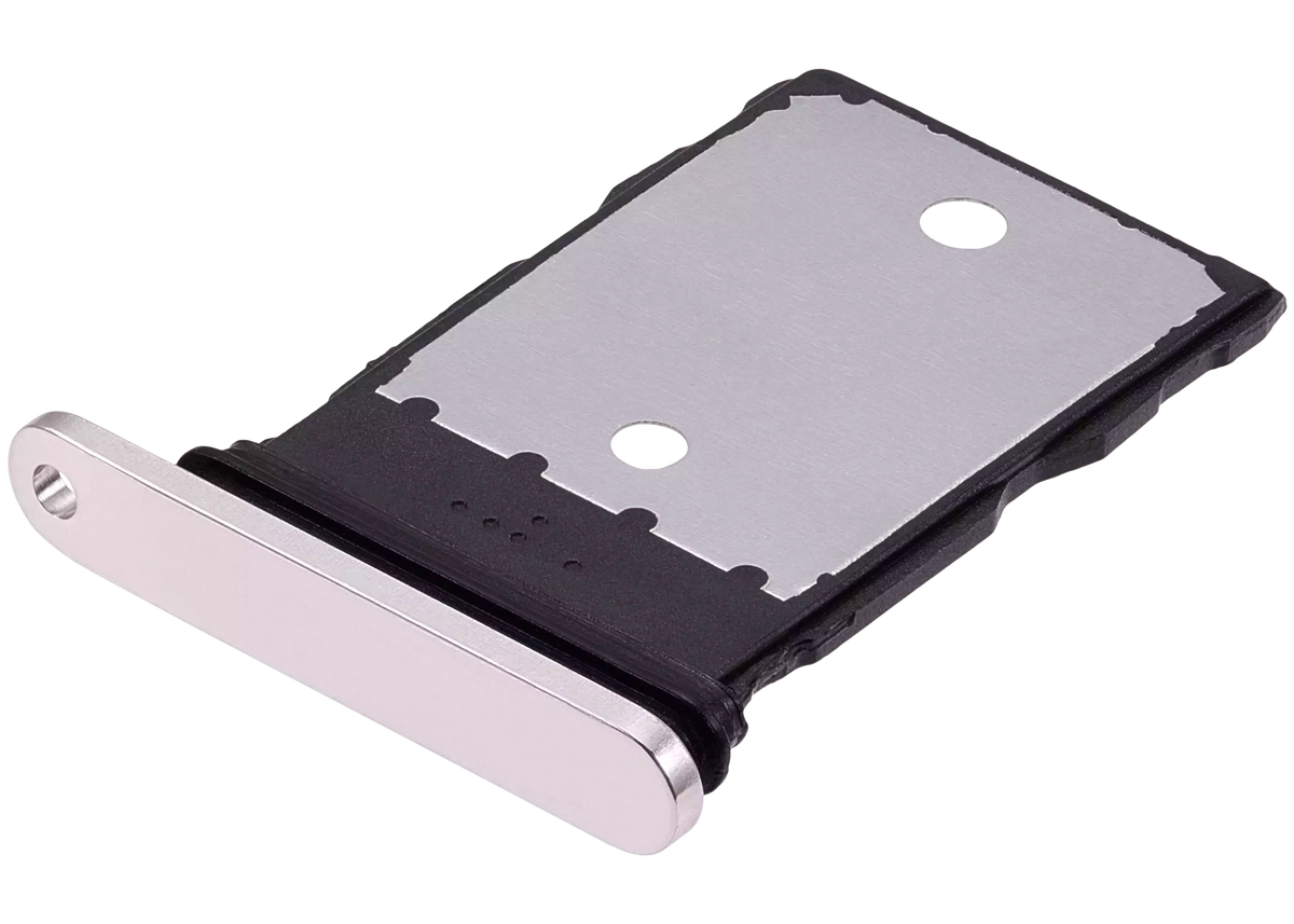 Sim Tray For Google Pixel 9 Pro (Porcelain) - phone repair part close-up