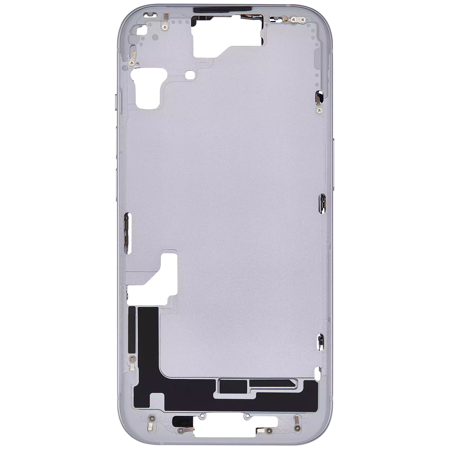 Mid-Frame Housing W/ Small Parts For iPhone 15 (US Version) (Aftermarket Plus) (Blue)
