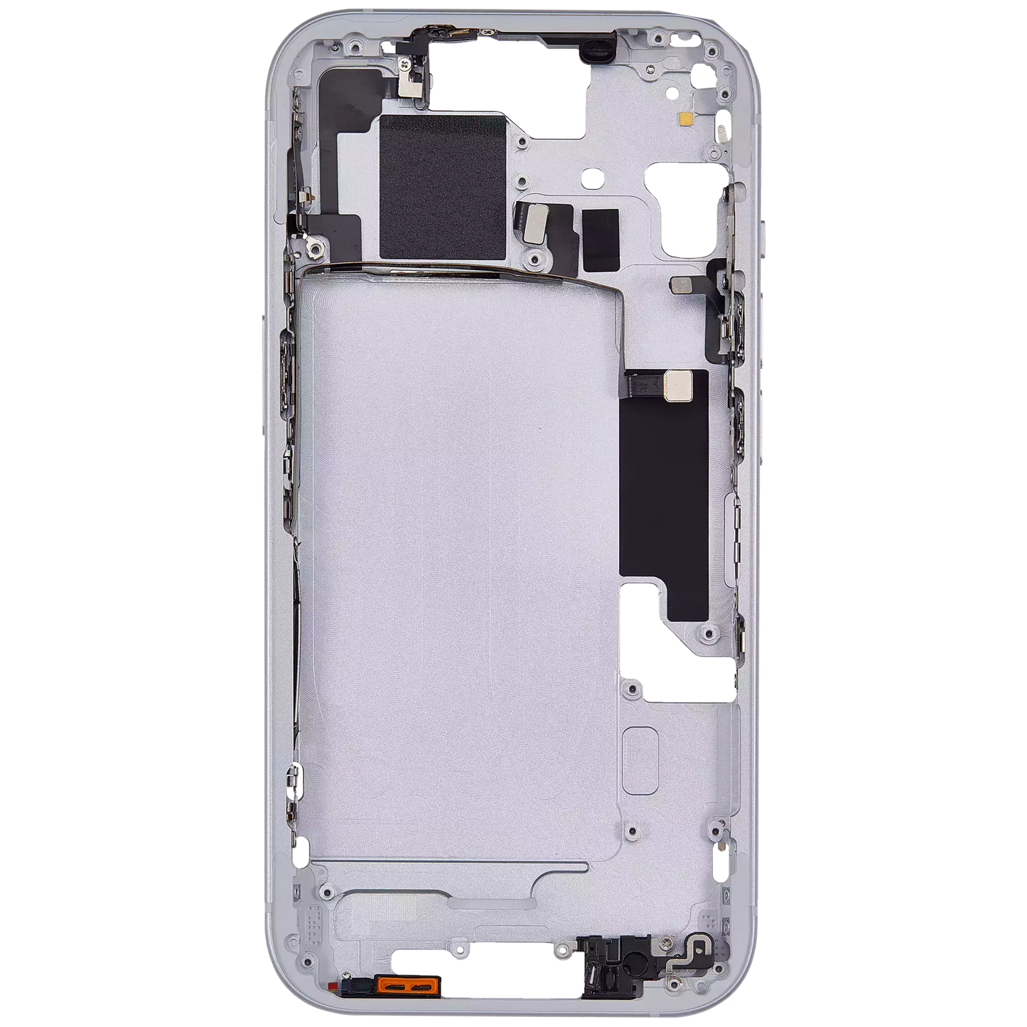 Mid-Frame Housing W/ Small Parts For iPhone 15 (US Version) (Aftermarket Plus) (Blue)