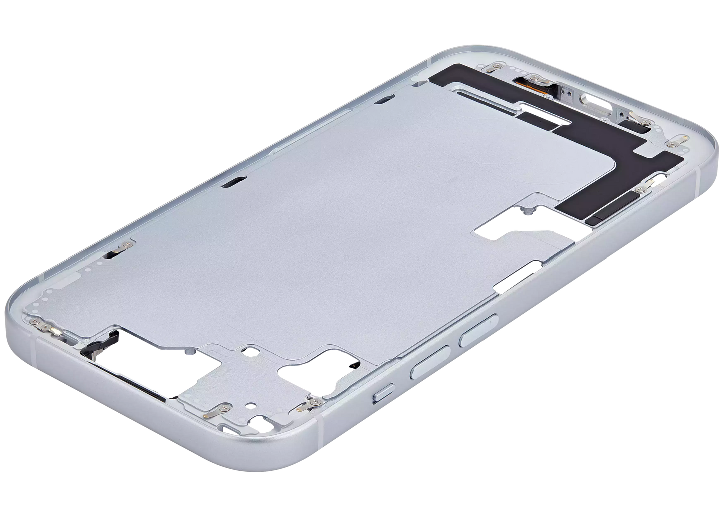 Mid-Frame Housing W/ Small Parts For iPhone 15 (US Version) (Aftermarket Plus) (Blue)