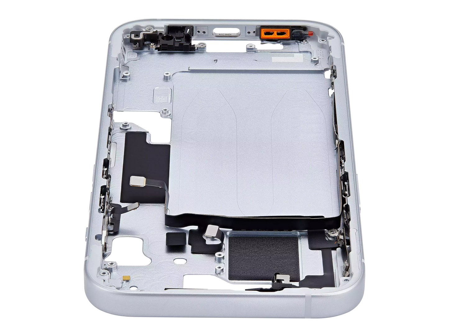 Mid-Frame Housing W/ Small Parts For iPhone 15 (US Version) (Aftermarket Plus) (Blue)