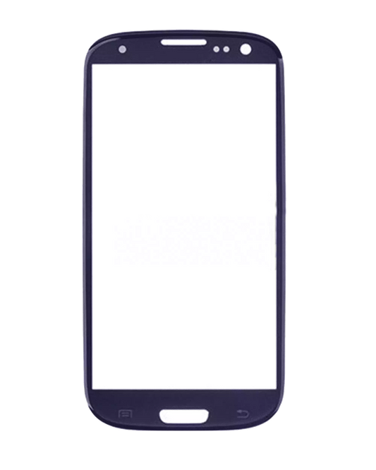 Front Glass For Samsung Galaxy S3 (Blue)