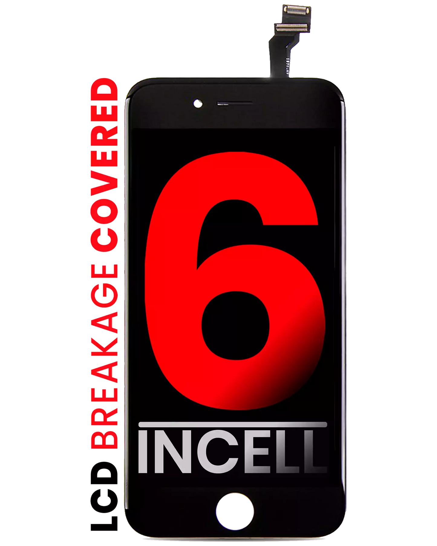 LCD Assembly For iPhone 6 (Aftermarket Pro: XO7 Incell) (Black)