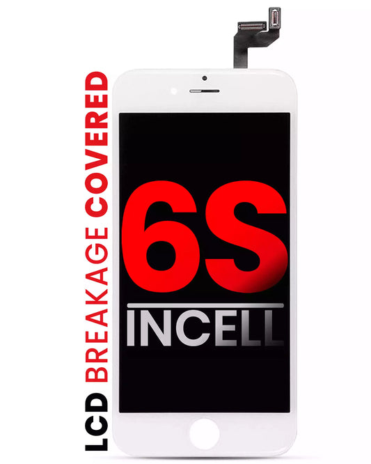 LCD Assembly With Steel Plate For iPhone 6S (Aftermarket Pro: XO7 Incell) (White)