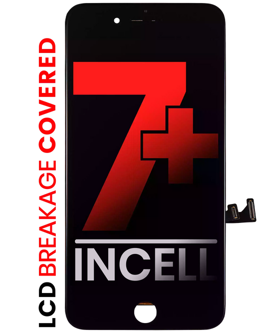 LCD Assembly With Steel Plate For iPhone 7 Plus (Aftermarket Pro: XO7 Incell) (Black)
