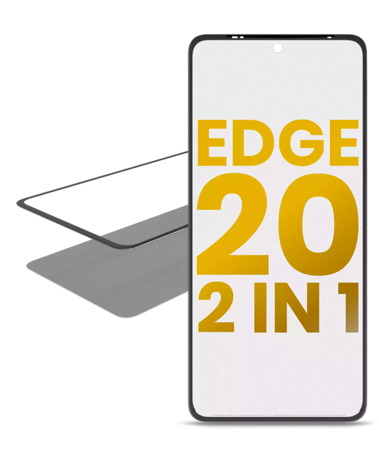 2 in 1 Front Glass With OCA Pre-Installed For Motorola Edge 20 (XT2143 / 2021) | SKU 107082060777 | image 1