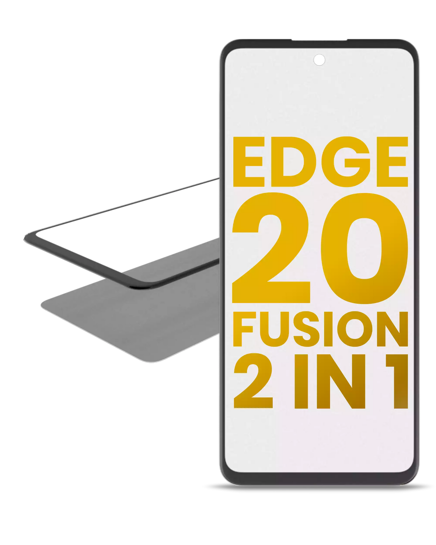 2 in 1 Front Glass With OCA Pre-Installed For Motorola Edge 20 Fusion (XT2139-2 / 2021) | SKU 107082060774 | image 1